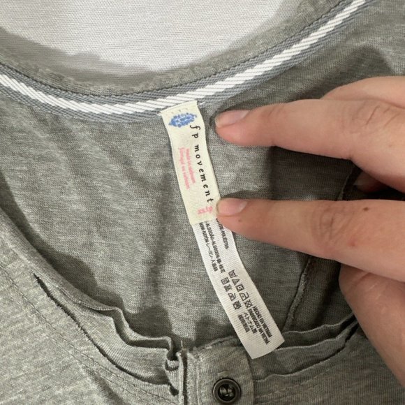 NWT $48 Free People [ XS ] High Tide Cropped Sleeveless Top in Grey‎ - Picture 4 of 14